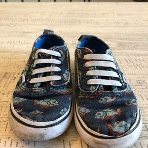 Toddler size 8 vans sneakers